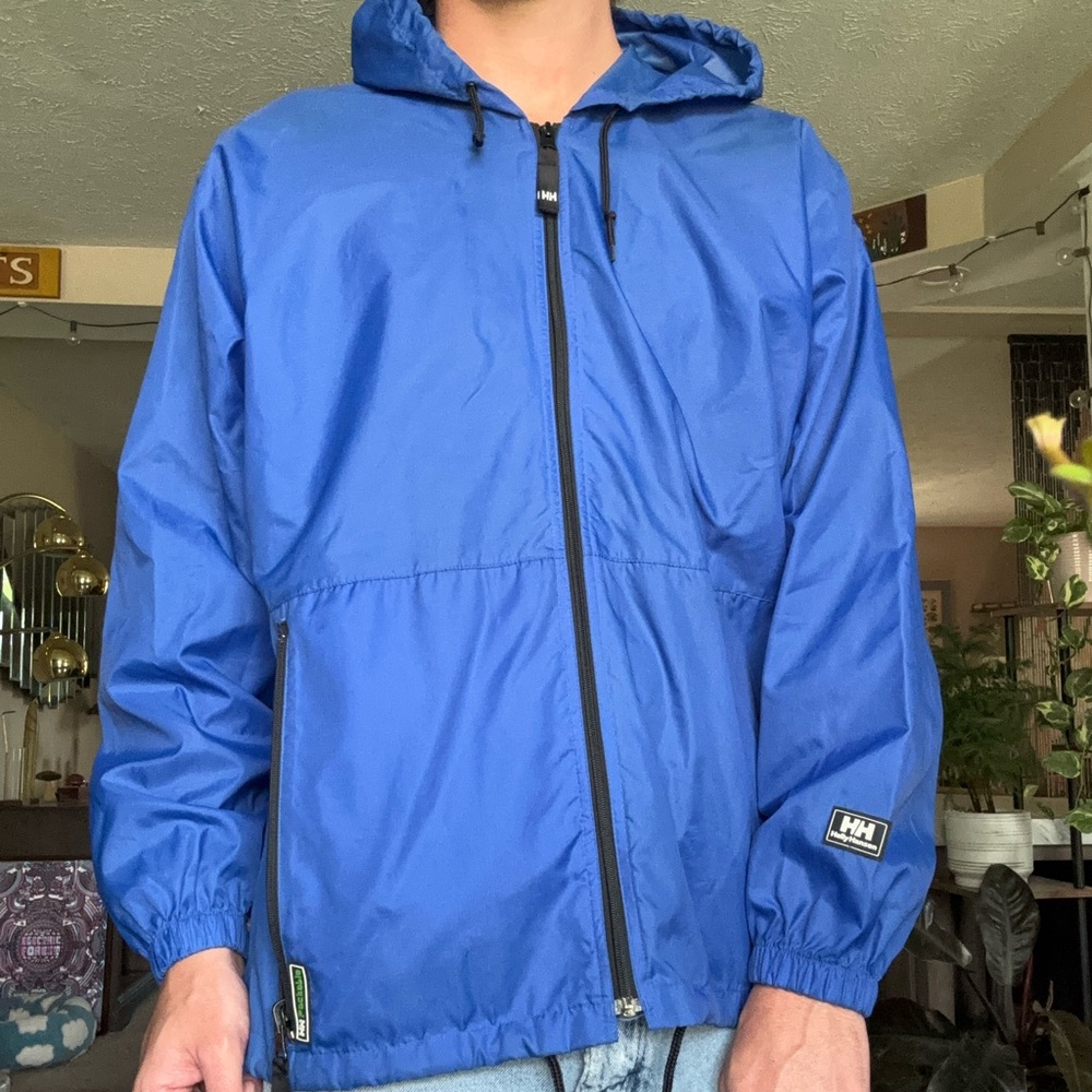 Helly Hansen Packable Blue Windbreaker For Men - image 1